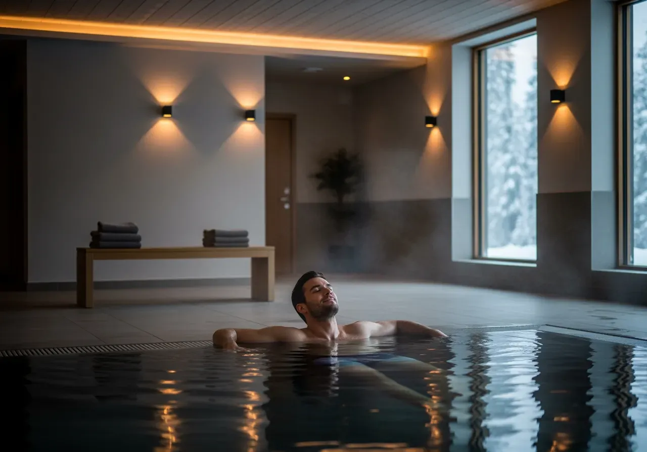 De myser i ett hotellspa