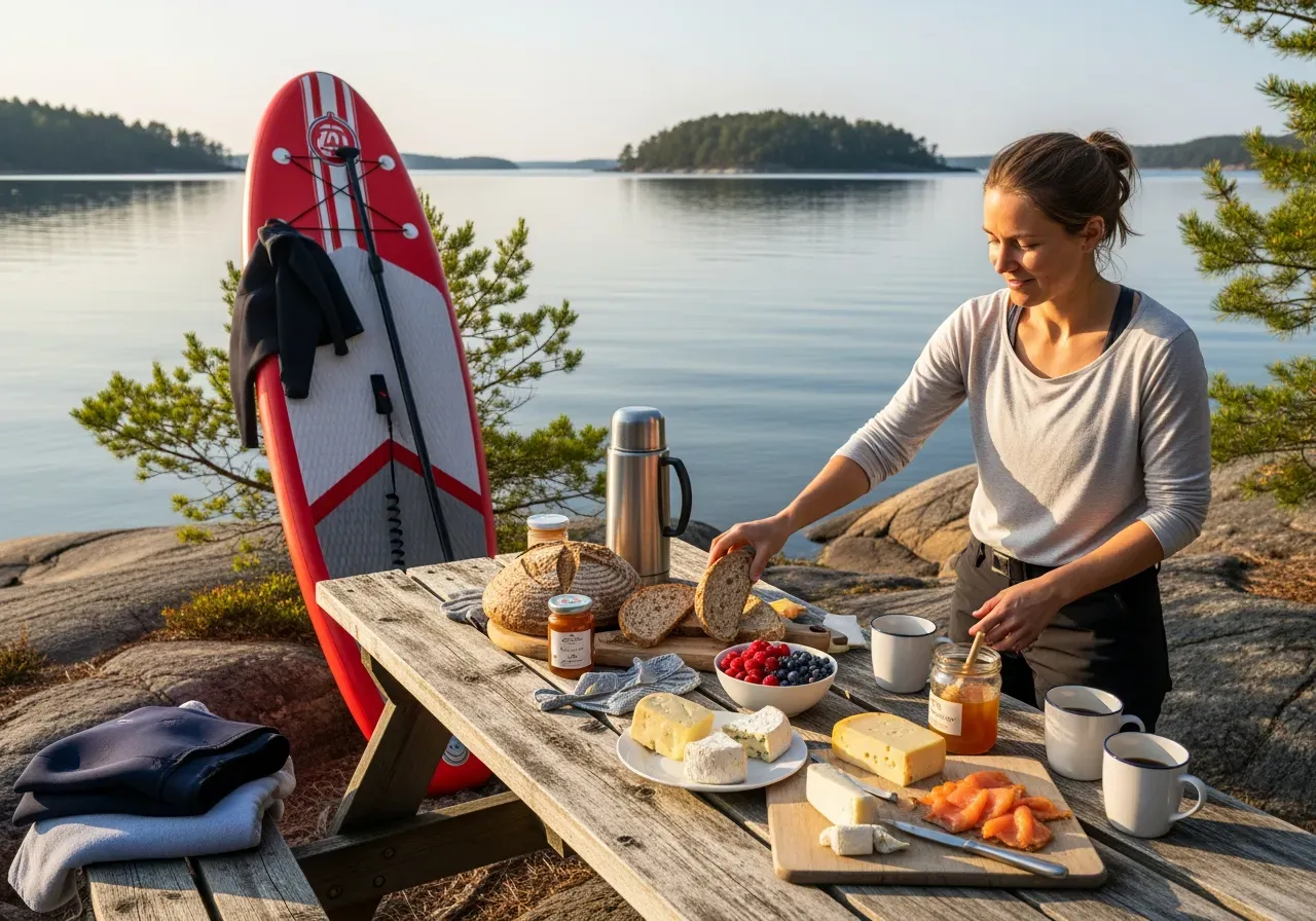 Brunch och äventyr med vattensport