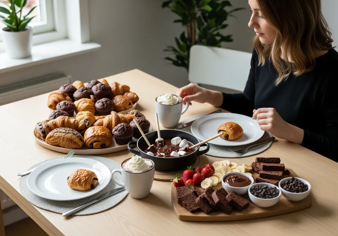 Chokladbrunch för två guide