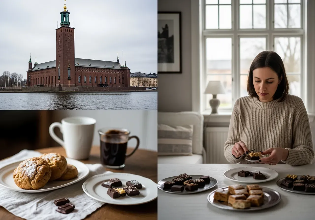 Chokladprovning i Stockholm och hemma