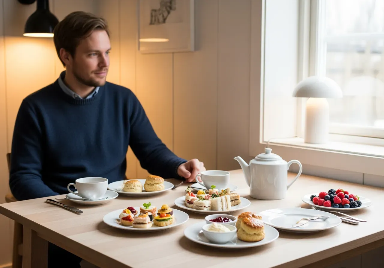 Eftermiddagste för två efter dejt