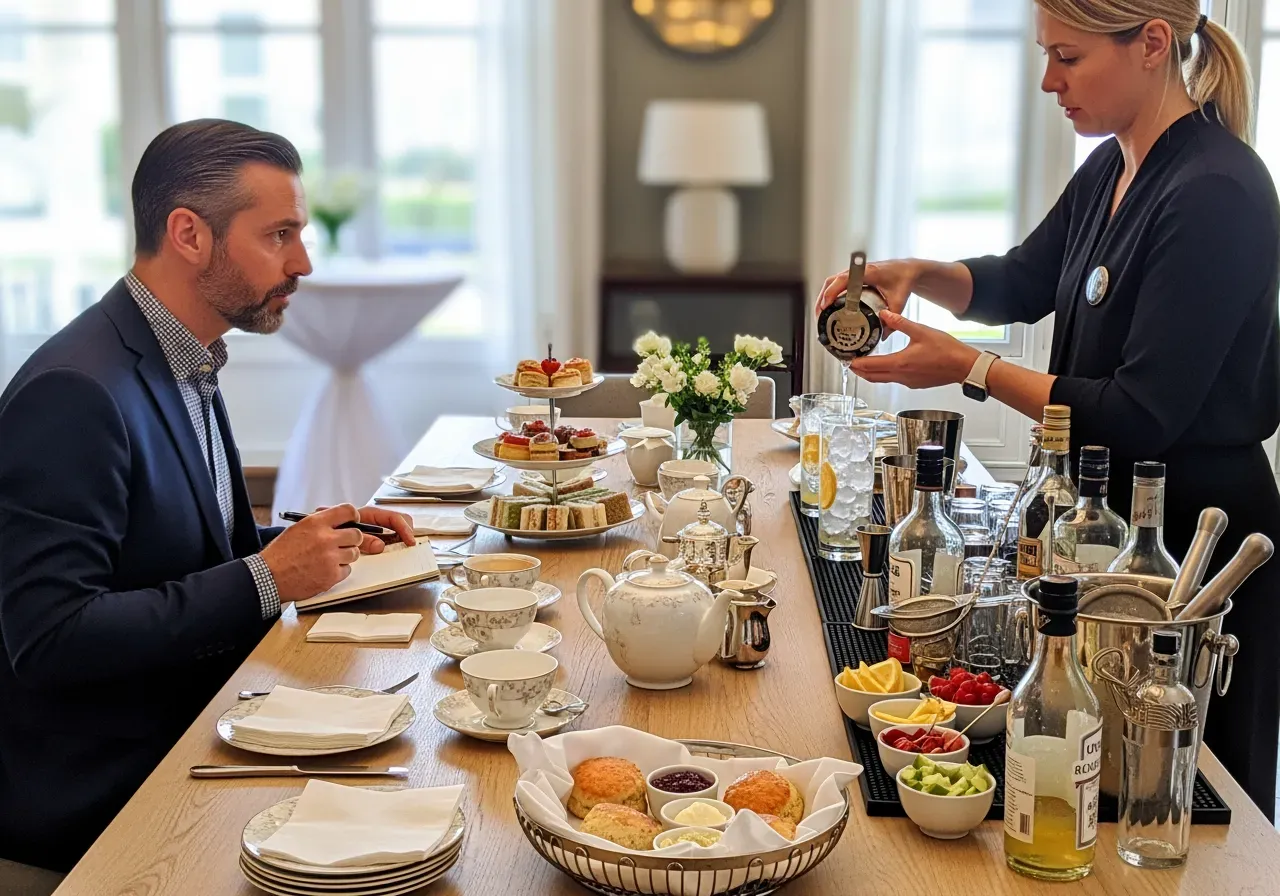 Eftermiddagste och drinkkurs för nybörjare