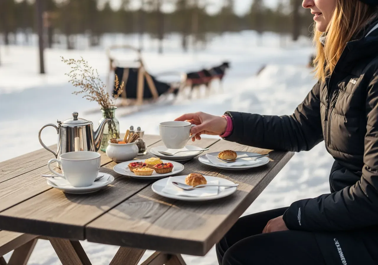 Eftermiddagste efter hundspann för två