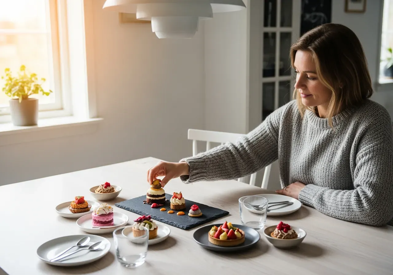Söta provningar för två hemma