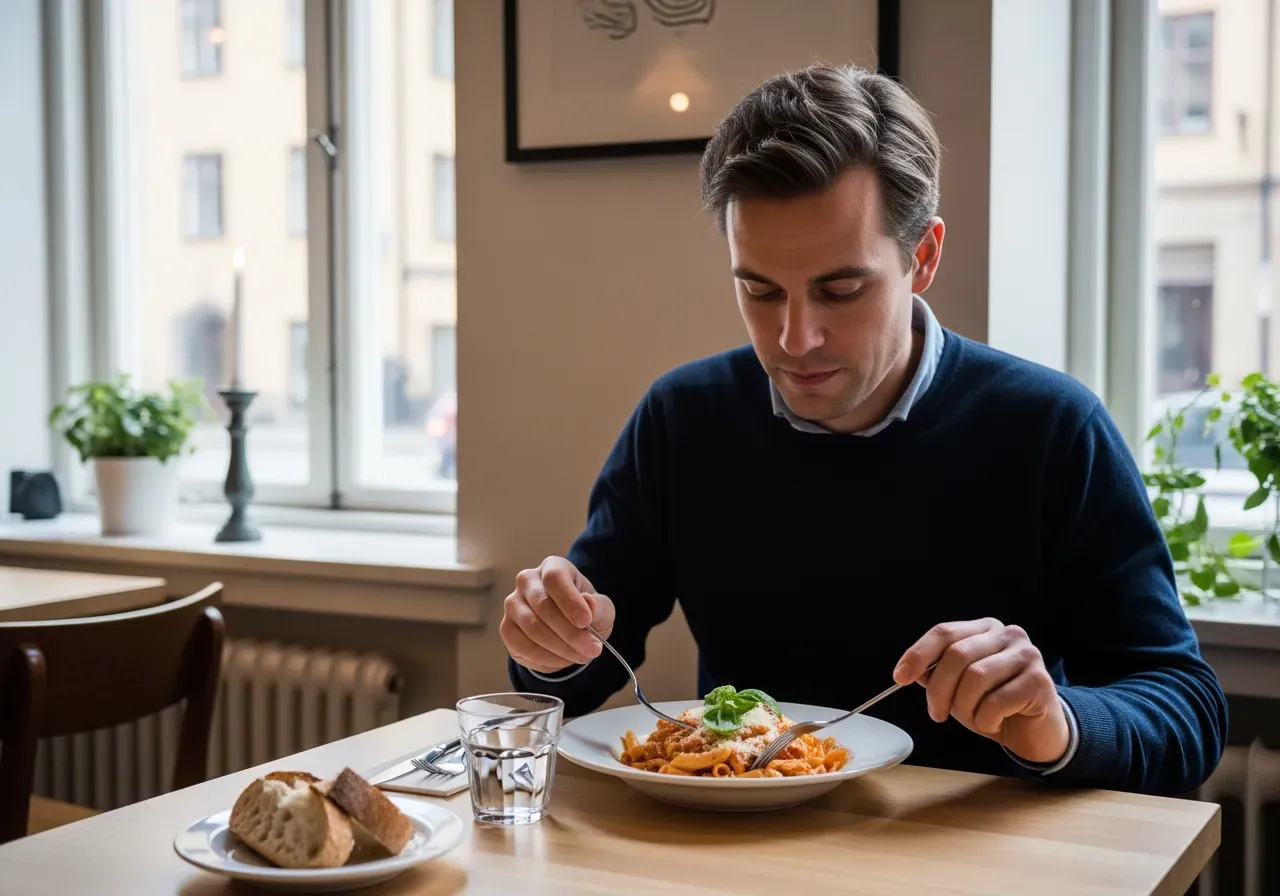 Enkel italiensk vardagsmat i Stockholm