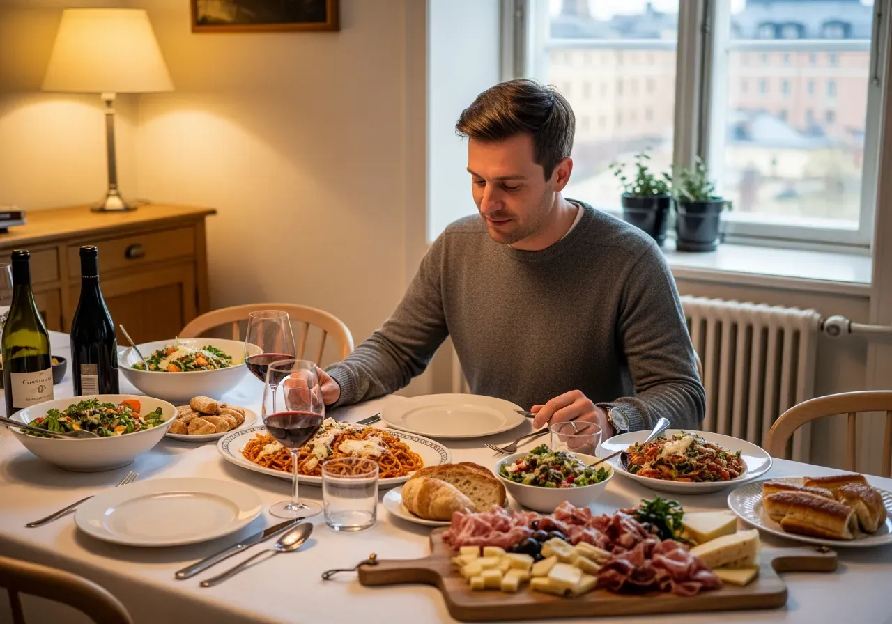 Italiensk festmeny i Stockholm