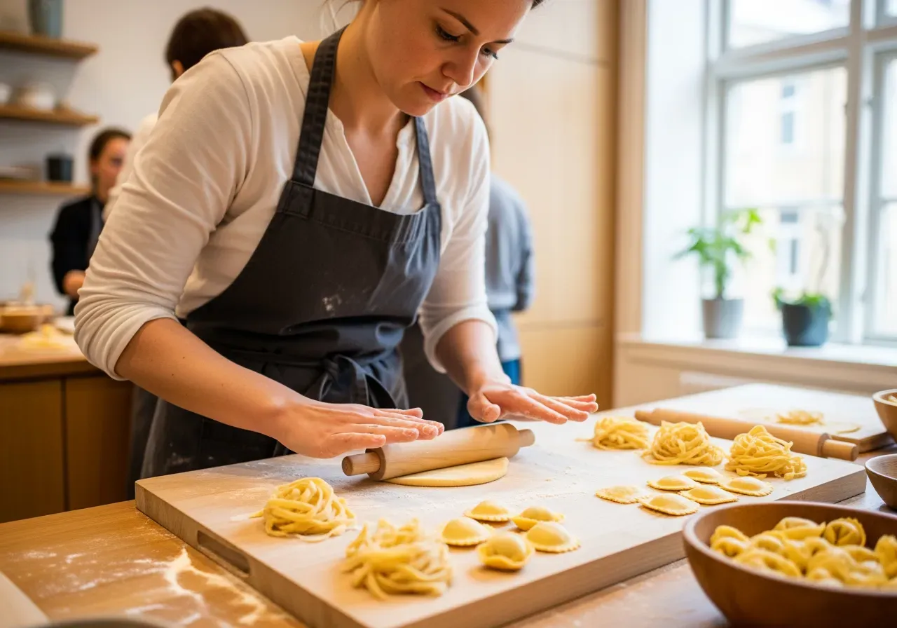 Handgjord pasta kurs i Göteborg