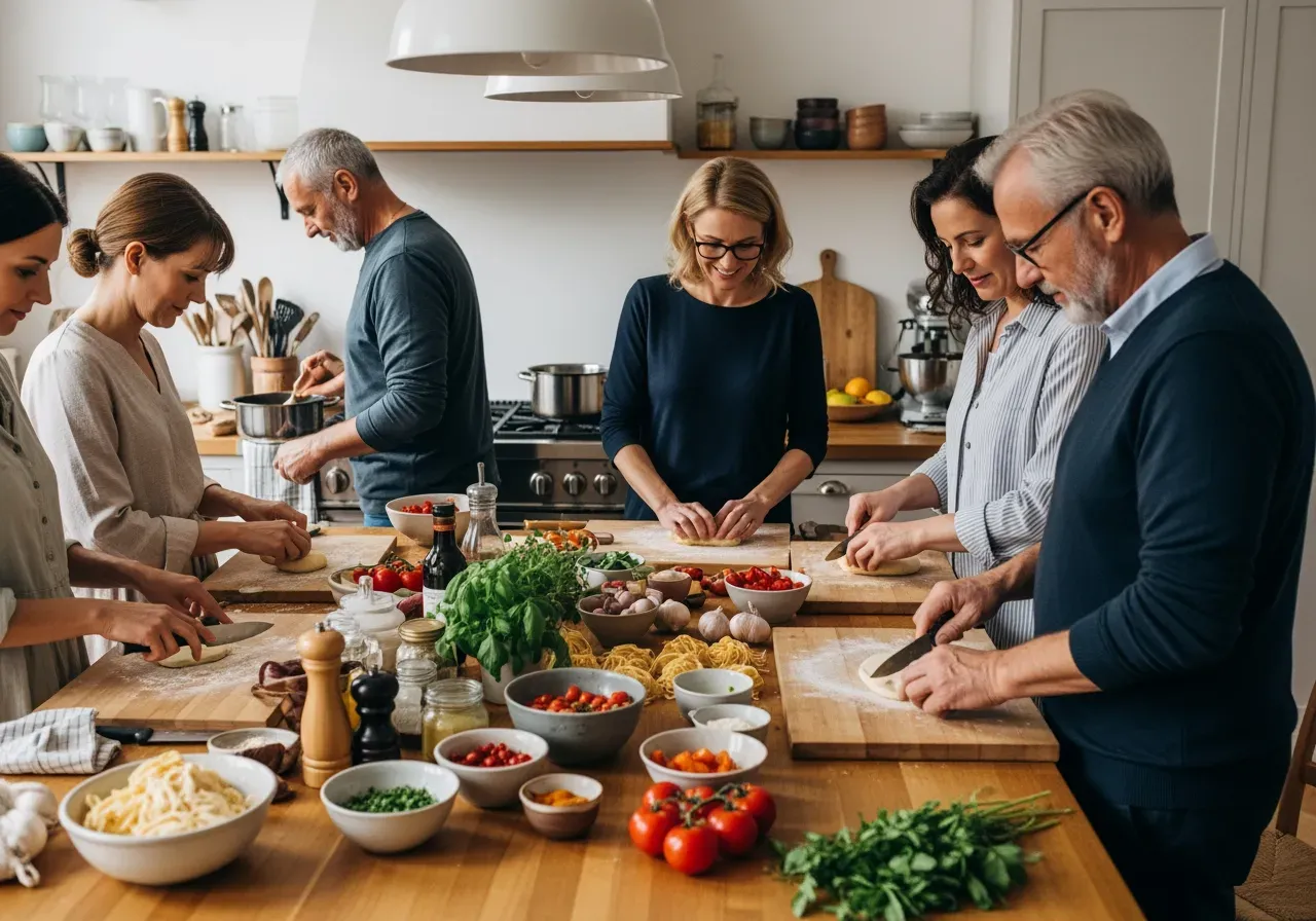 Italiensk familjematlagning i Göteborg