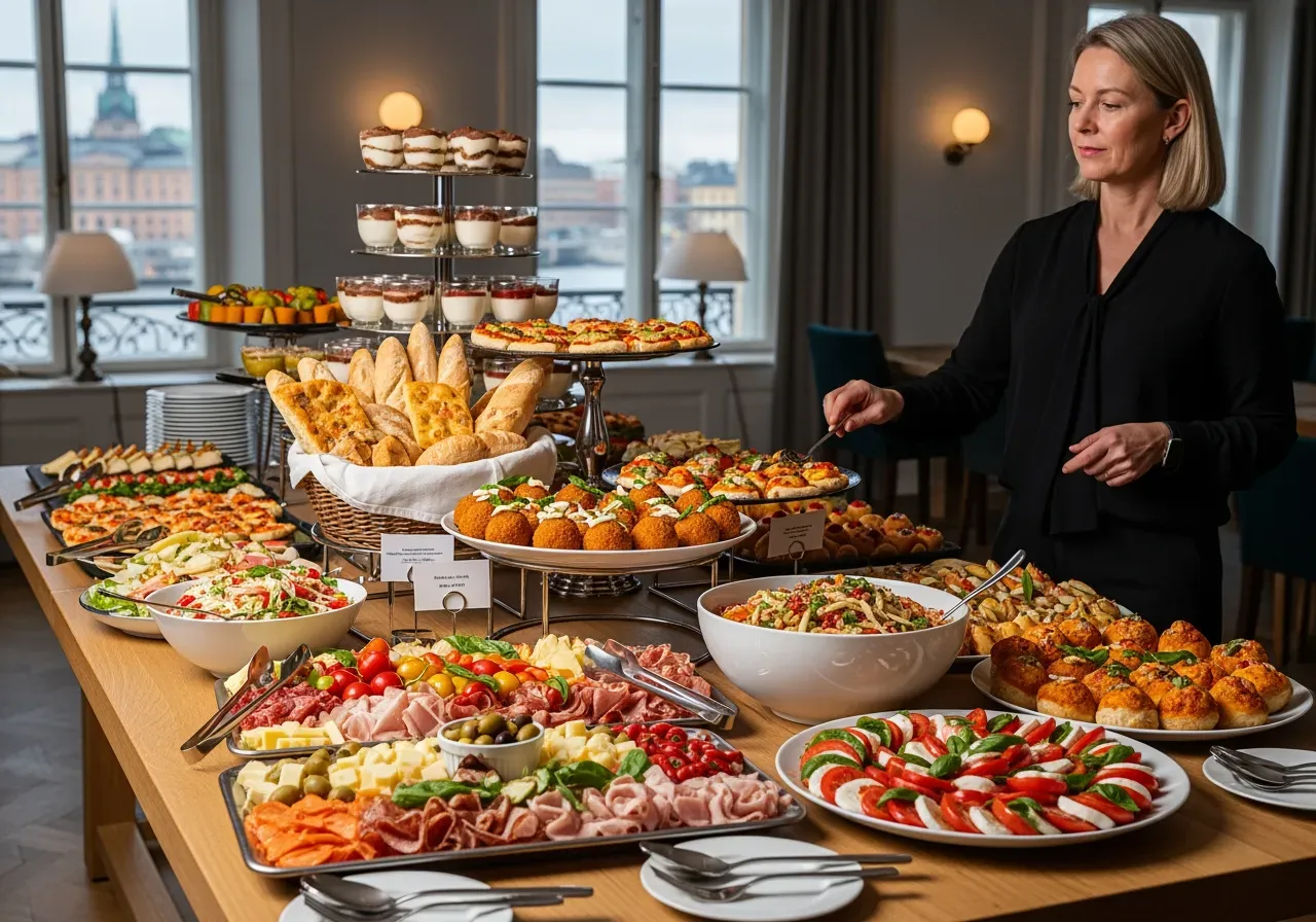 Italiensk festbuffé i Stockholm
