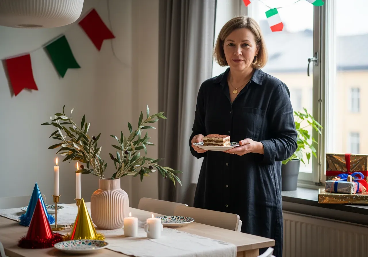 Italiensk födelsedag i Stockholm