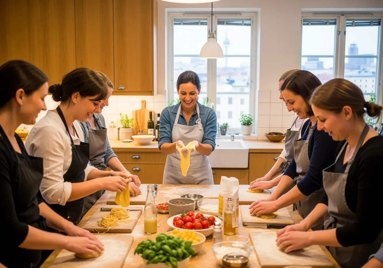Italiensk födelsedagskurs för grupper i Stockholm