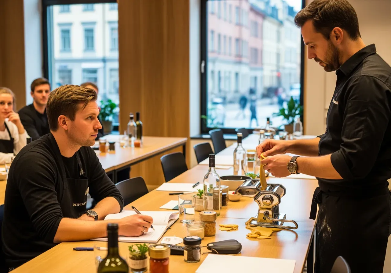 Italiensk teknikkurs för mat i Stockholm