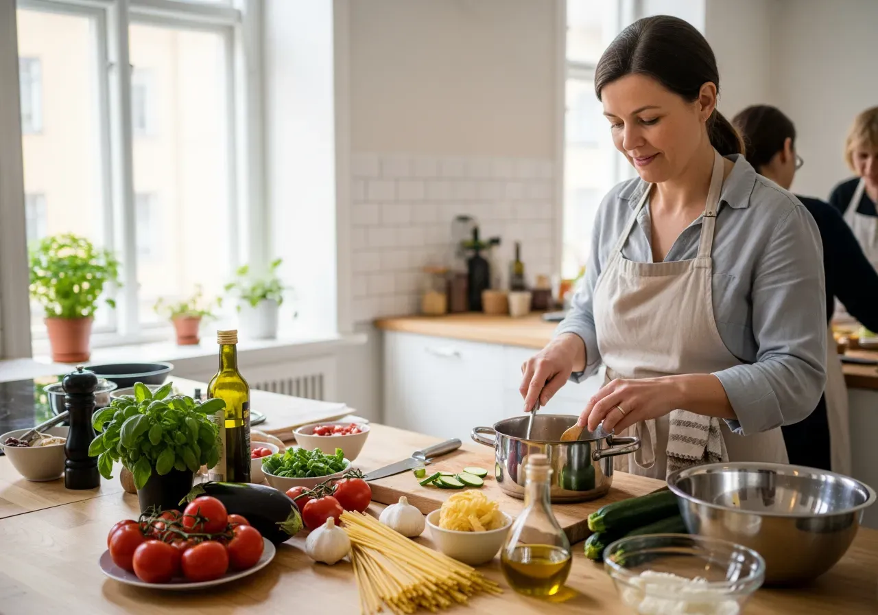 Italiensk vego matlagningskurs i Stockholm