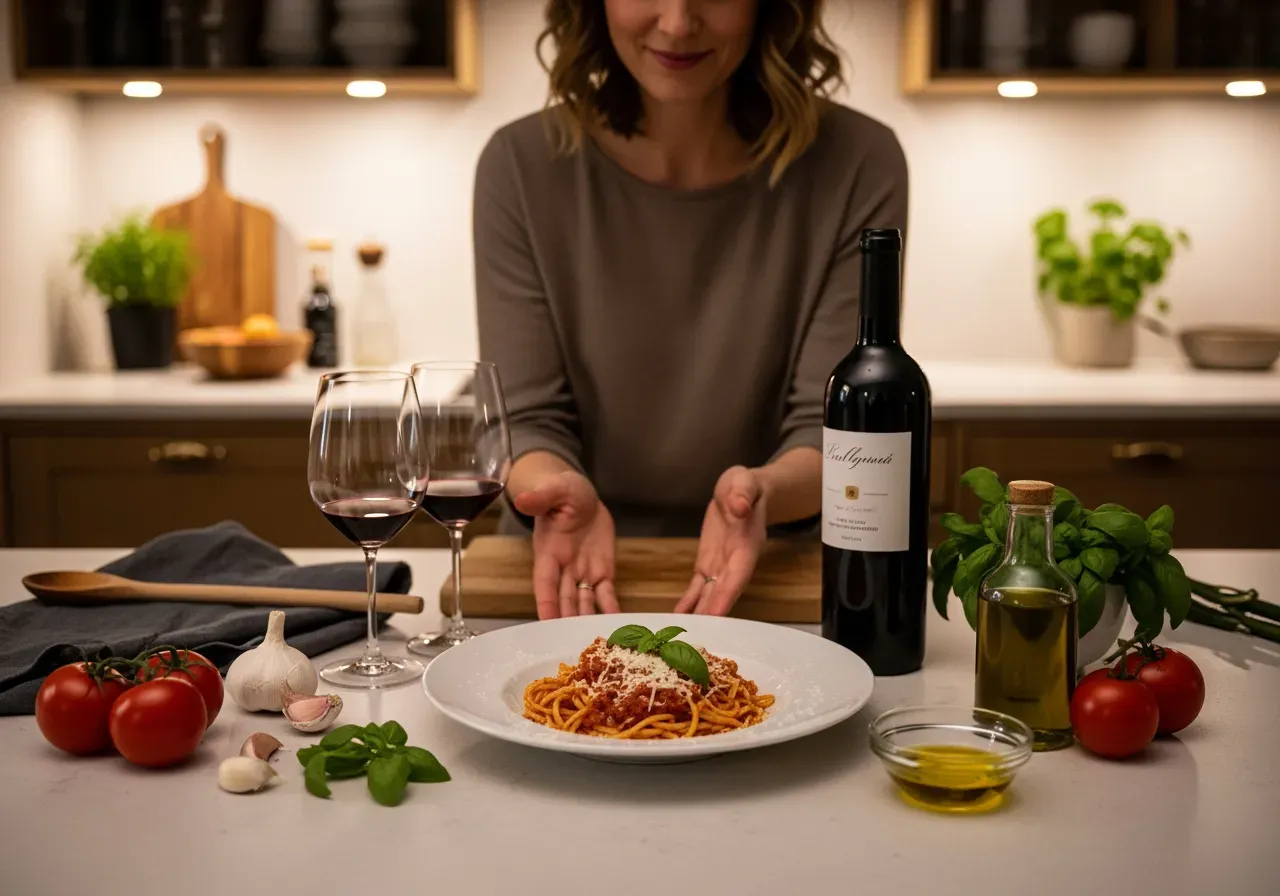 Kärleksmeny i Stockholm italiensk matlagning