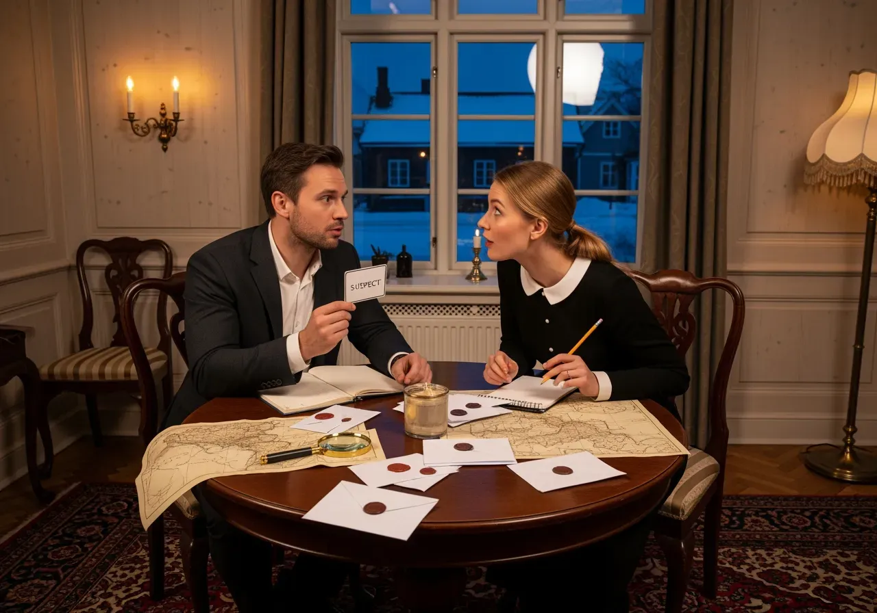 Romantisk dejt med mordgåta i Gävle