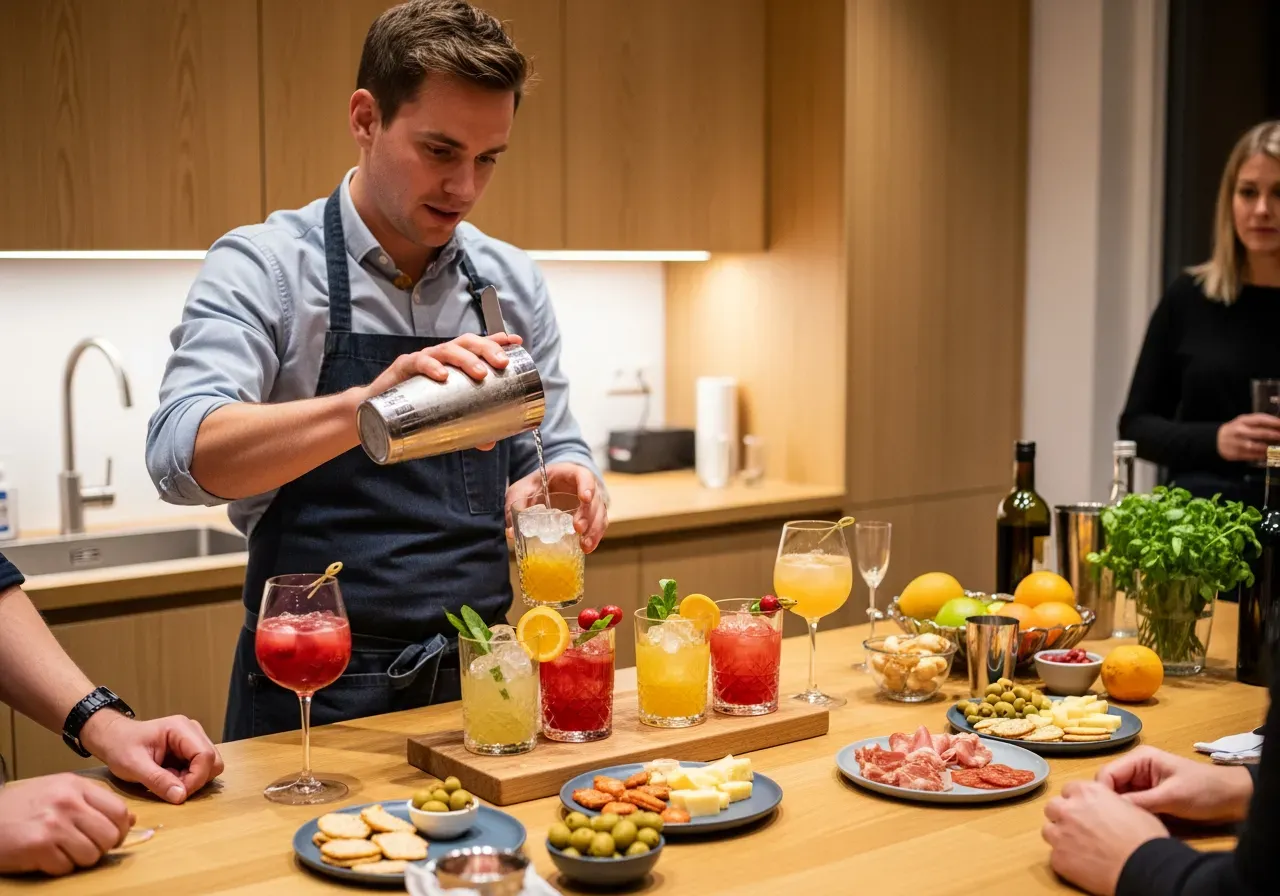 Drinkkurs med tapas för nybörjare