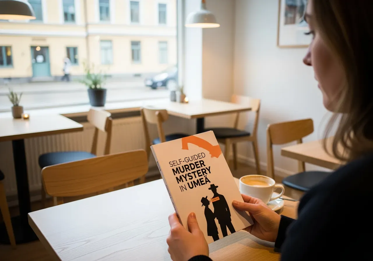 Självguidad mordgåta i Umeå guide
