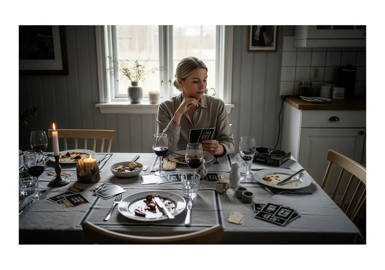 Mordgåta med middag för nybörjare