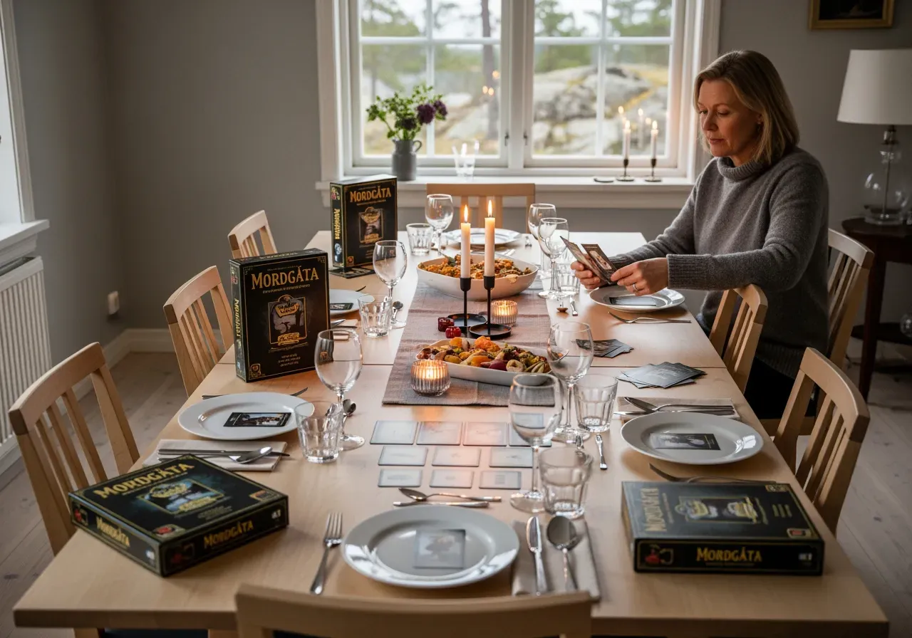 Mordgåta med middag för nybörjare