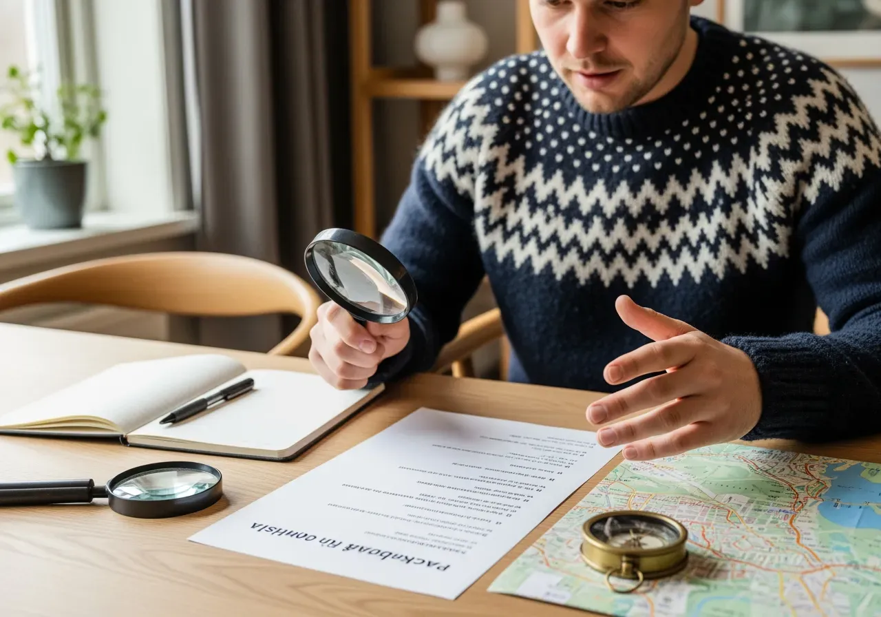 Packlista för mordgåta i Umeå