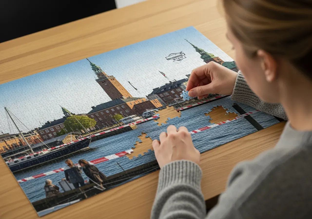 Pusselteknik för mordgåta i Helsingborg