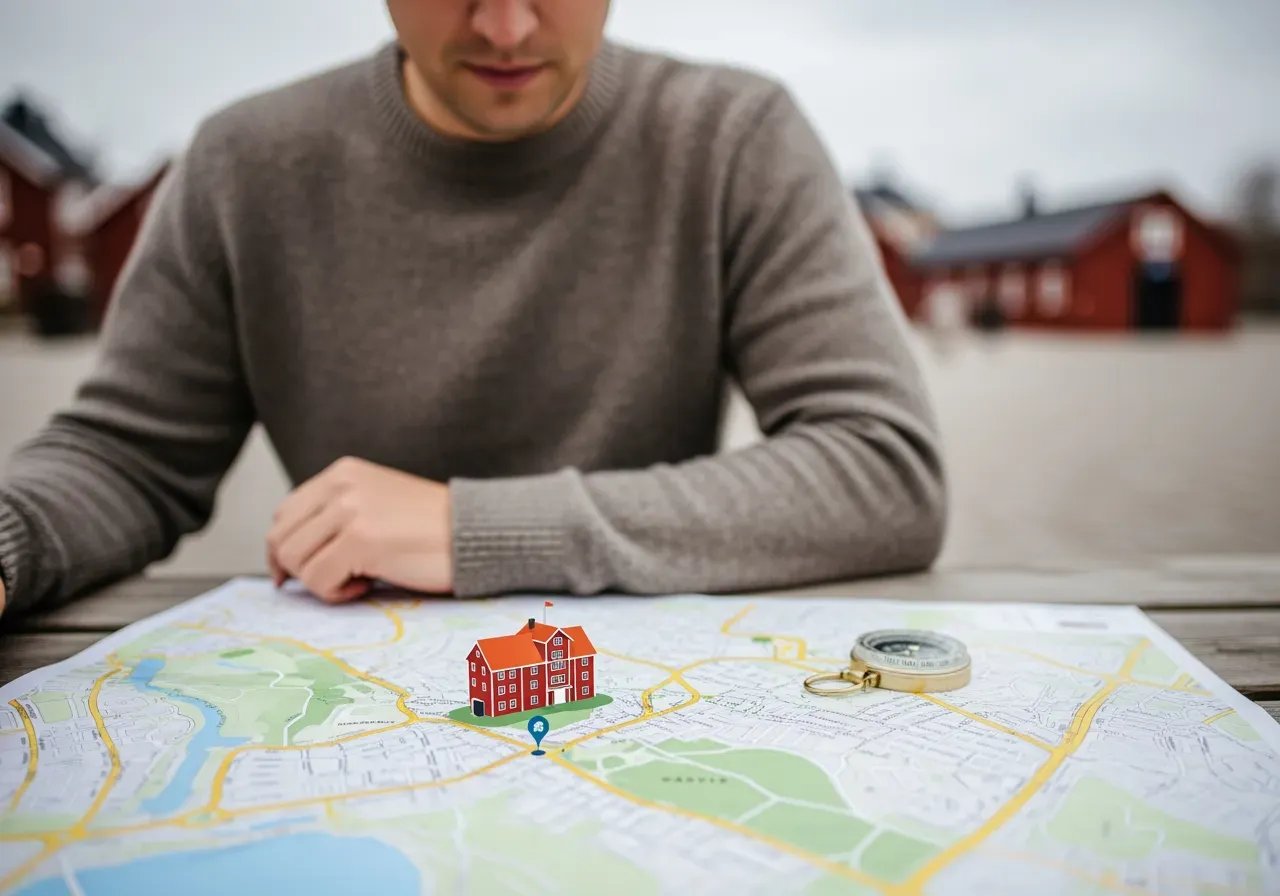 Självguidad mordgåta i Gävle guide