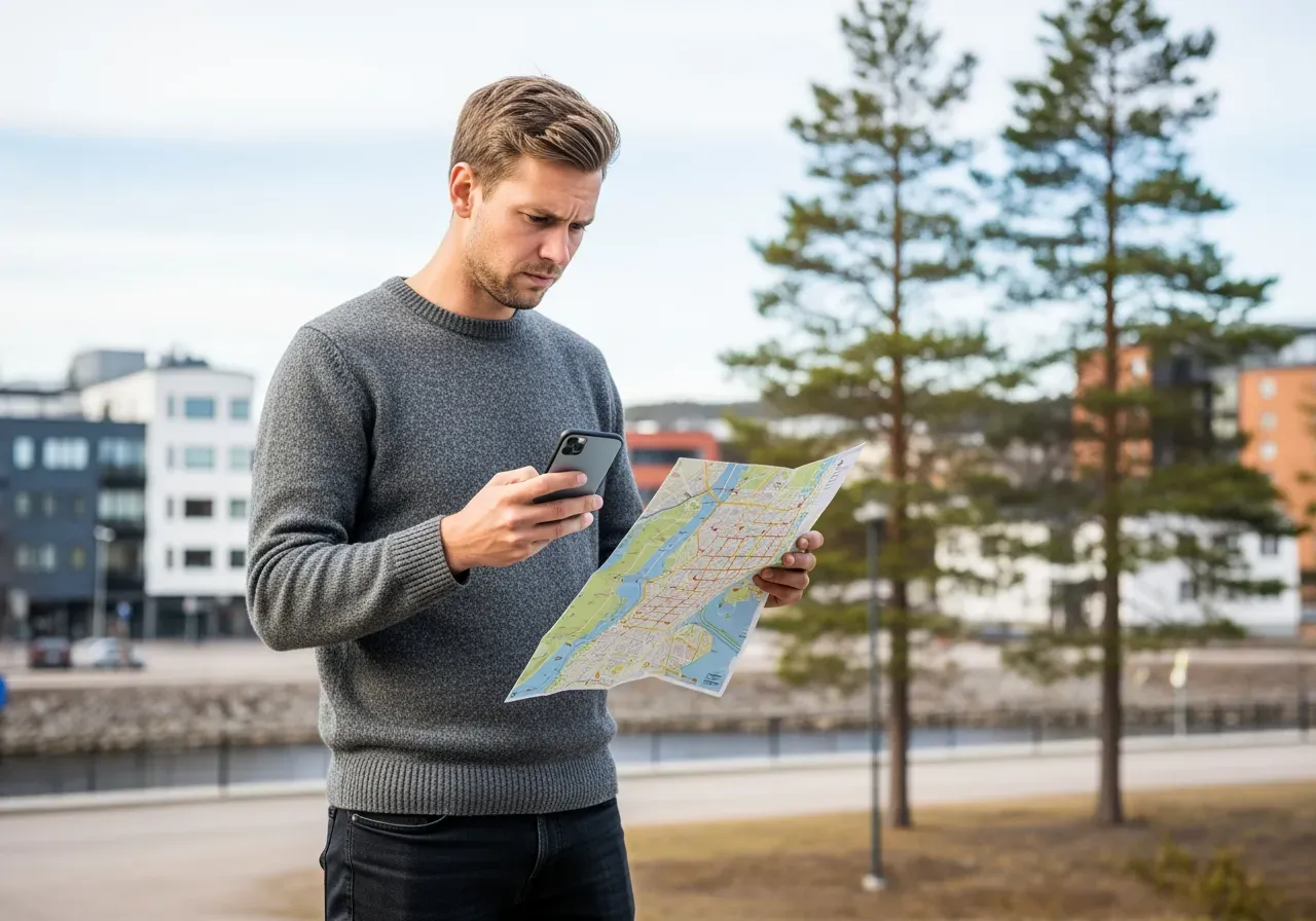 Självguidad mordgåta i Umeå