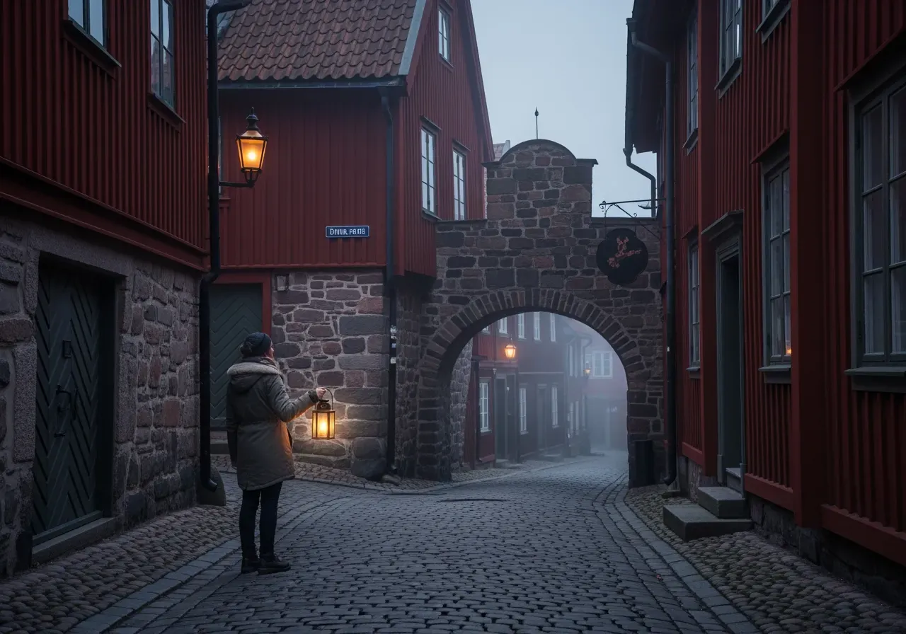 Mordgåtor spökvandringar stadsmysterier guide