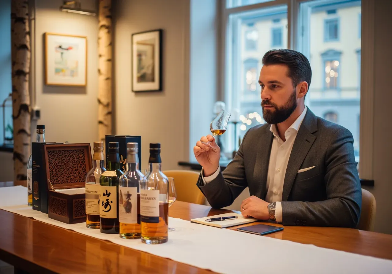 Avancerad japansk whiskyprovning Stockholm