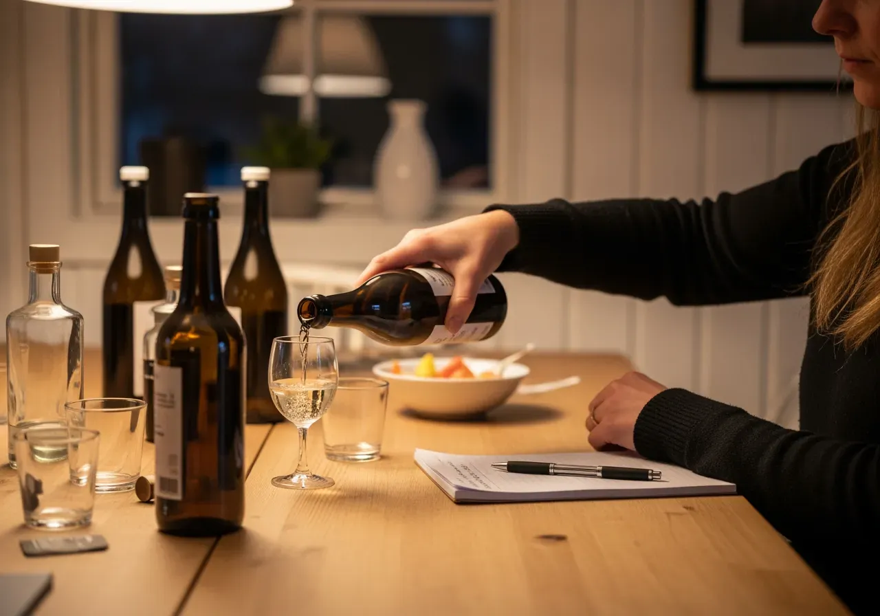 Blandad dryckesprovning för nybörjare hemma