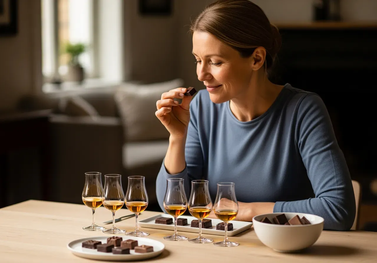 Choklad och romprovning för nybörjare