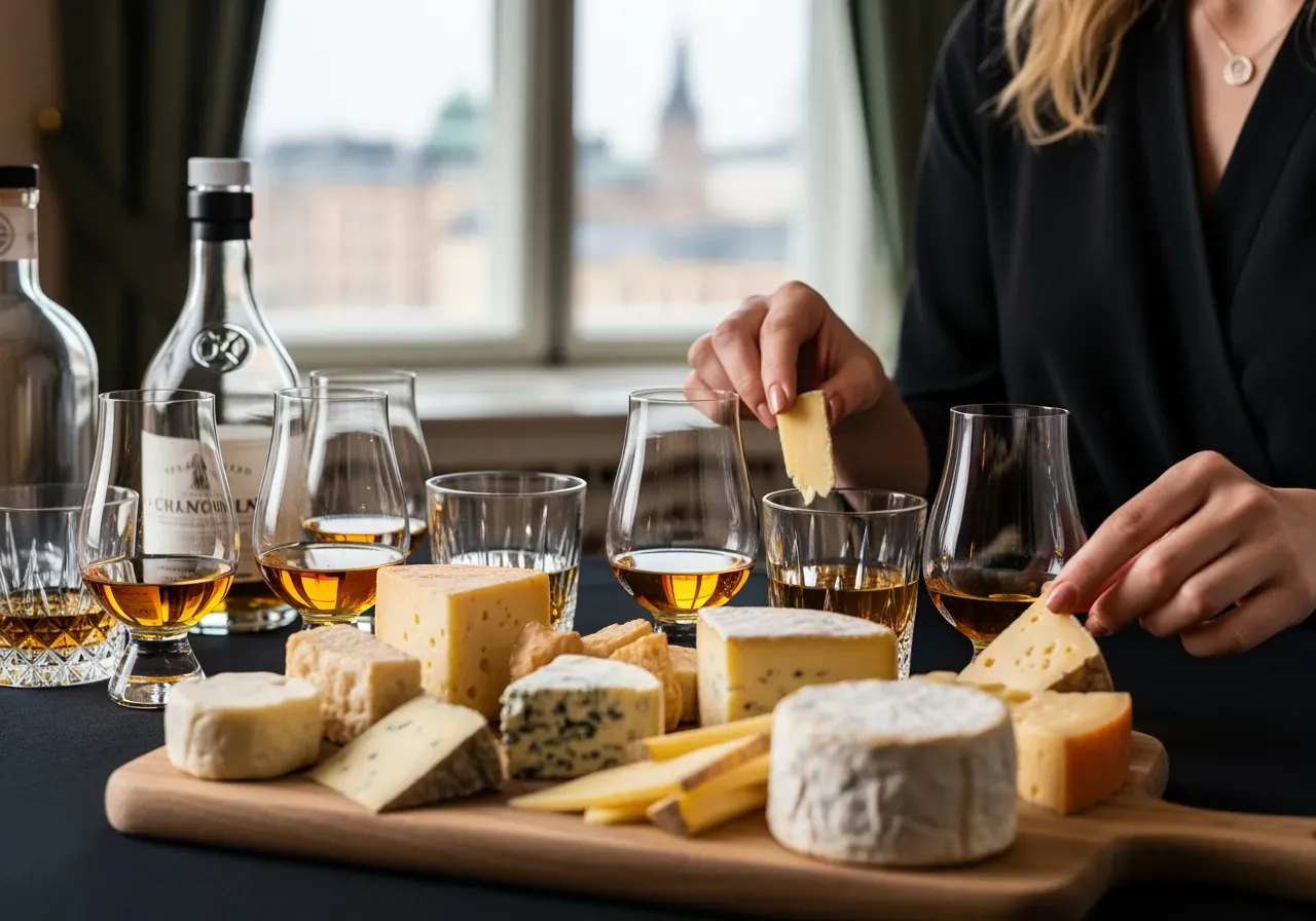 Whiskyprovning med ost Stockholm
