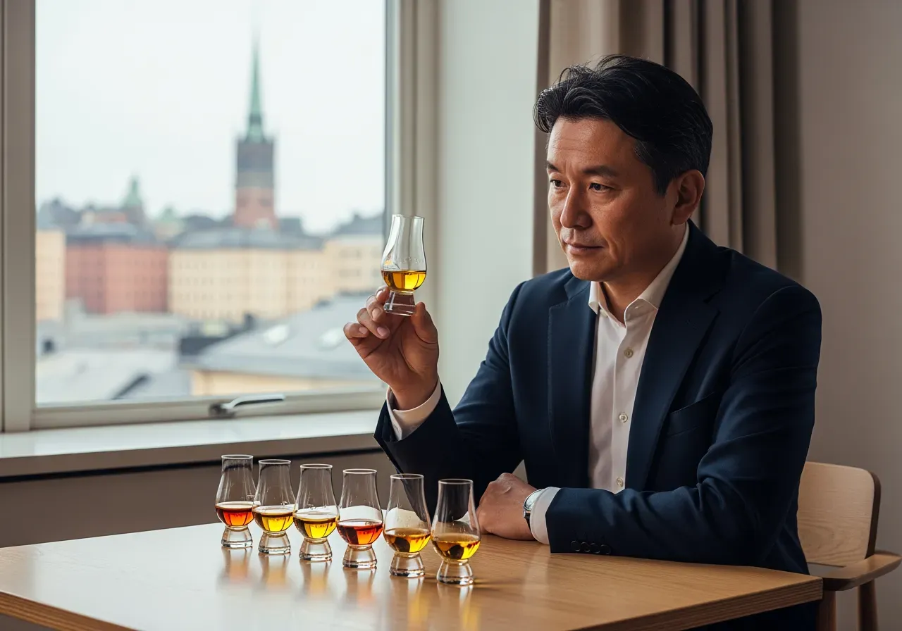 Japansk whiskyprovning i Stockholm