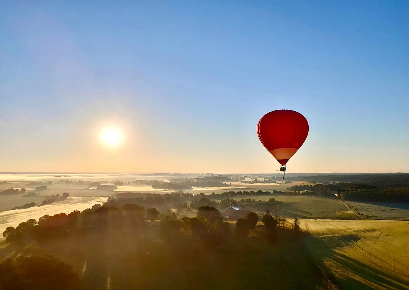 Flyg Luftballong för två