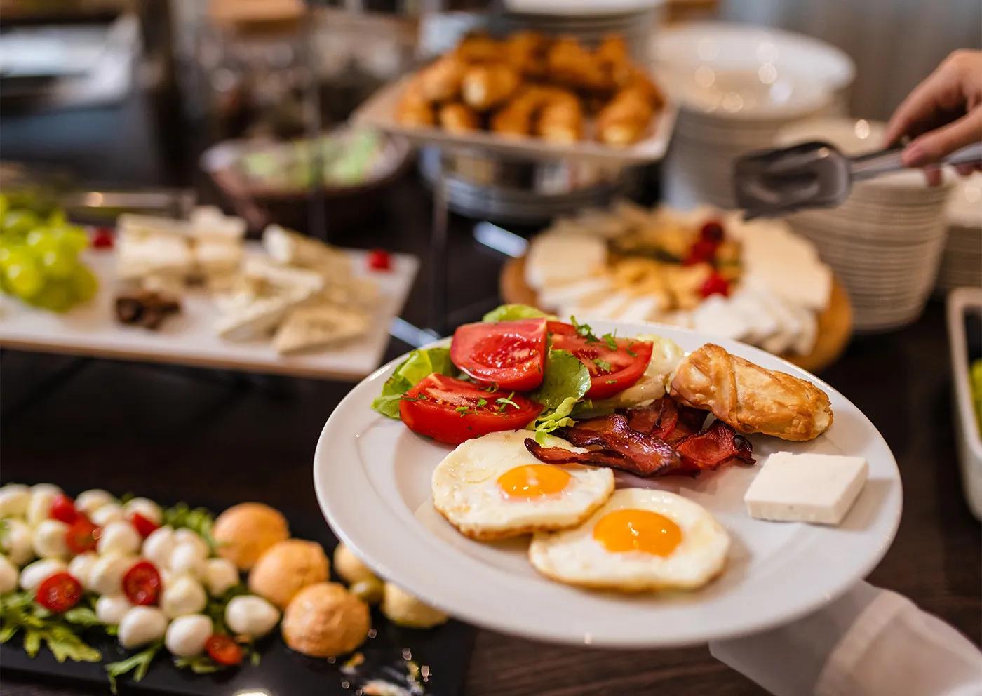 Hotellfrukost för två