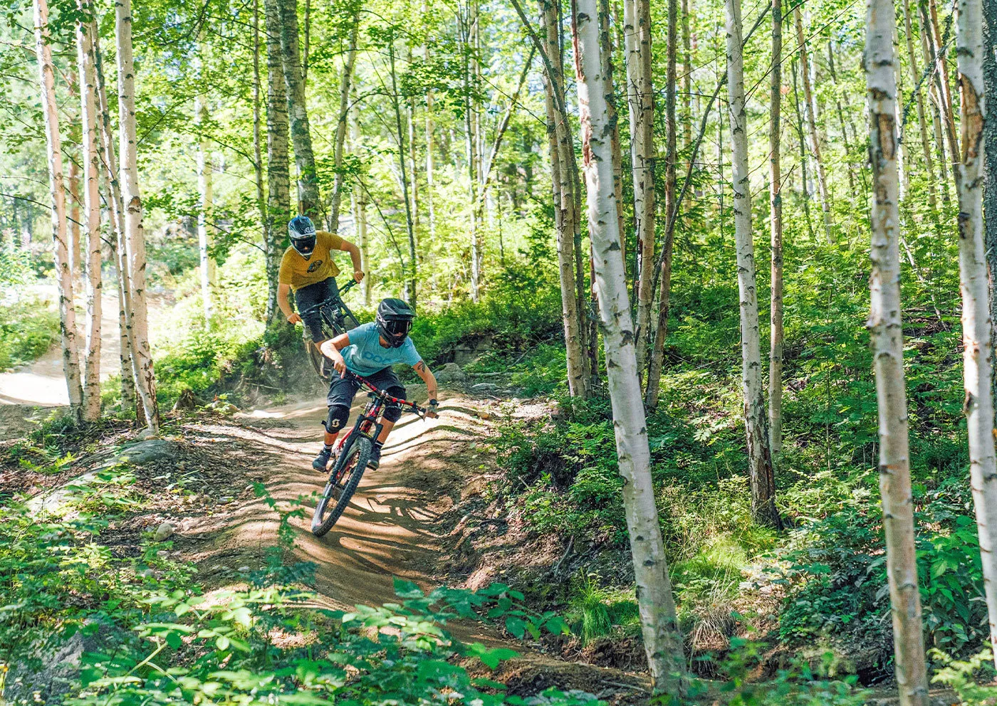 Järvsö Bergscykelpark för två