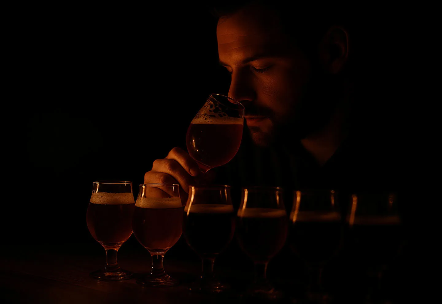 Ölprovning i mörker