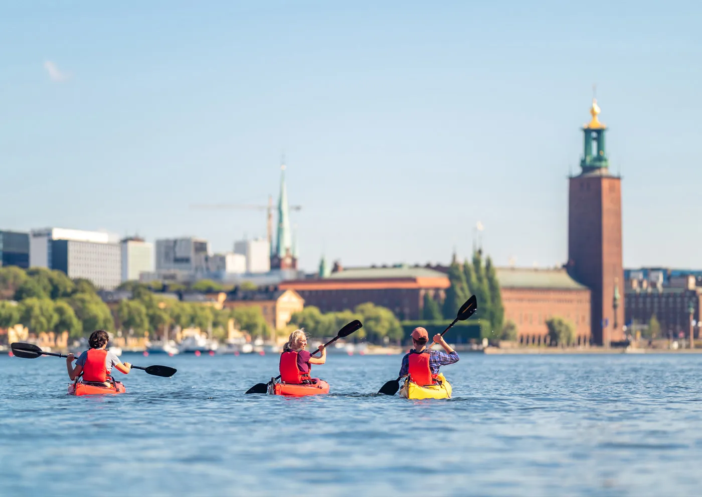 Paddla kajak för två