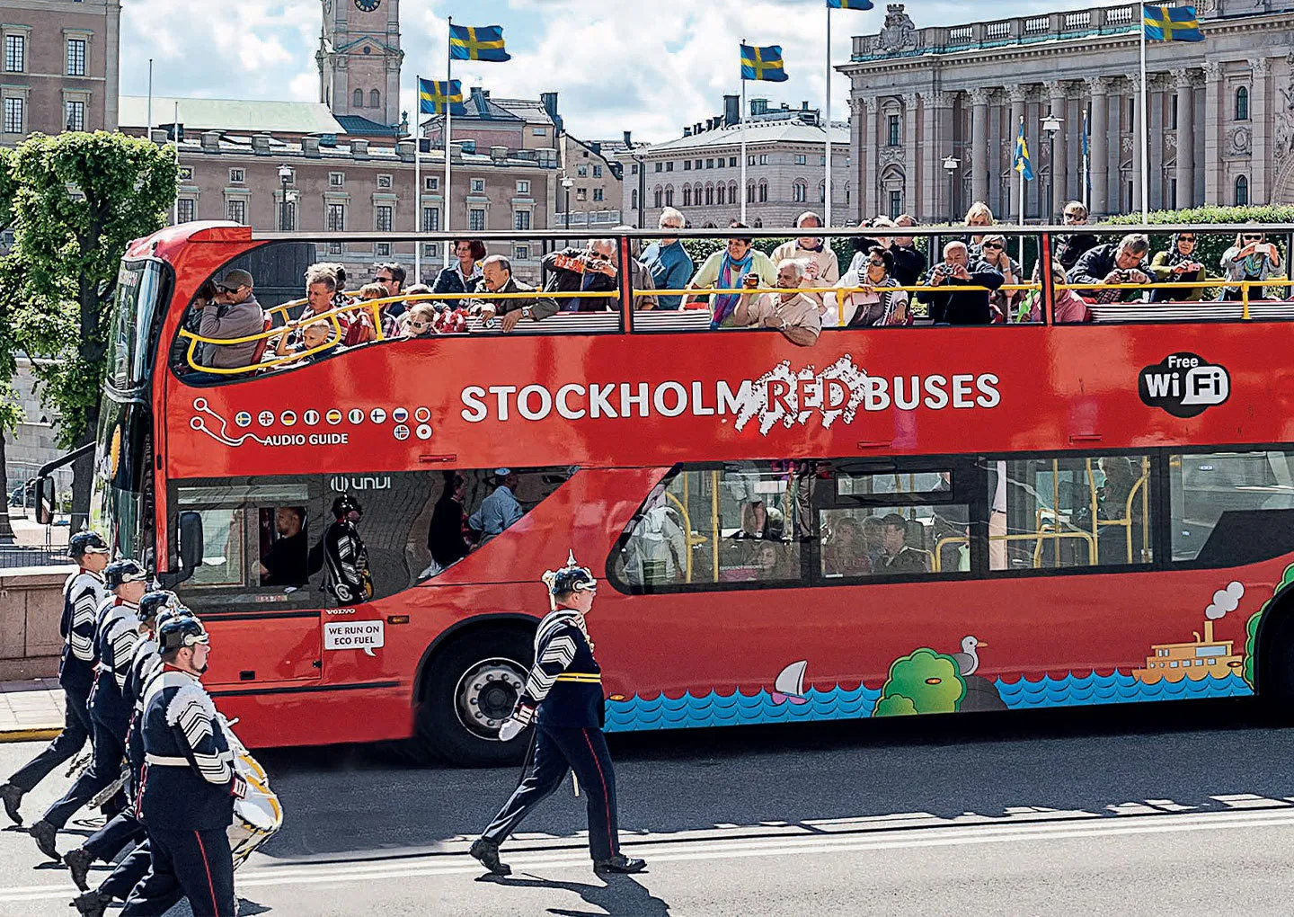 Sightseeingbuss Stockholm