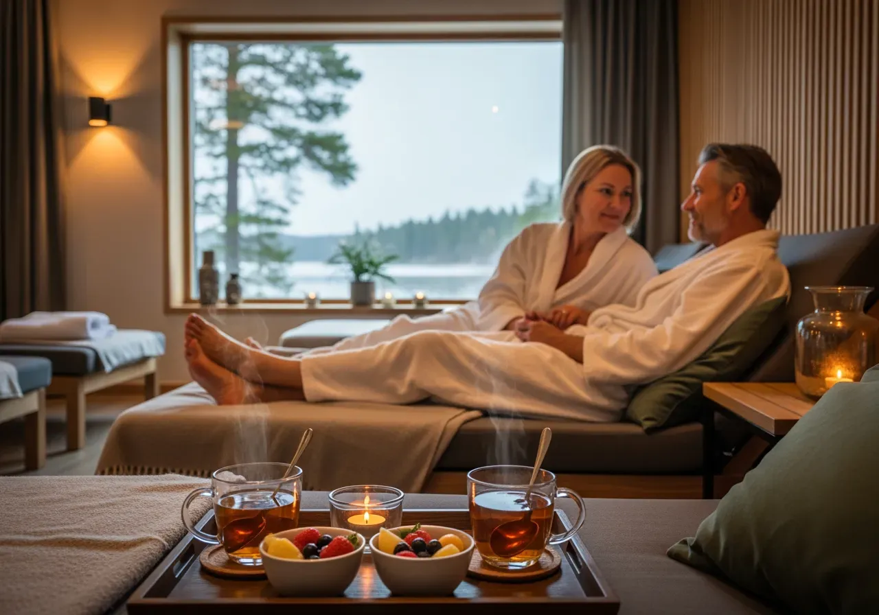 Romantisk spaweekend för par