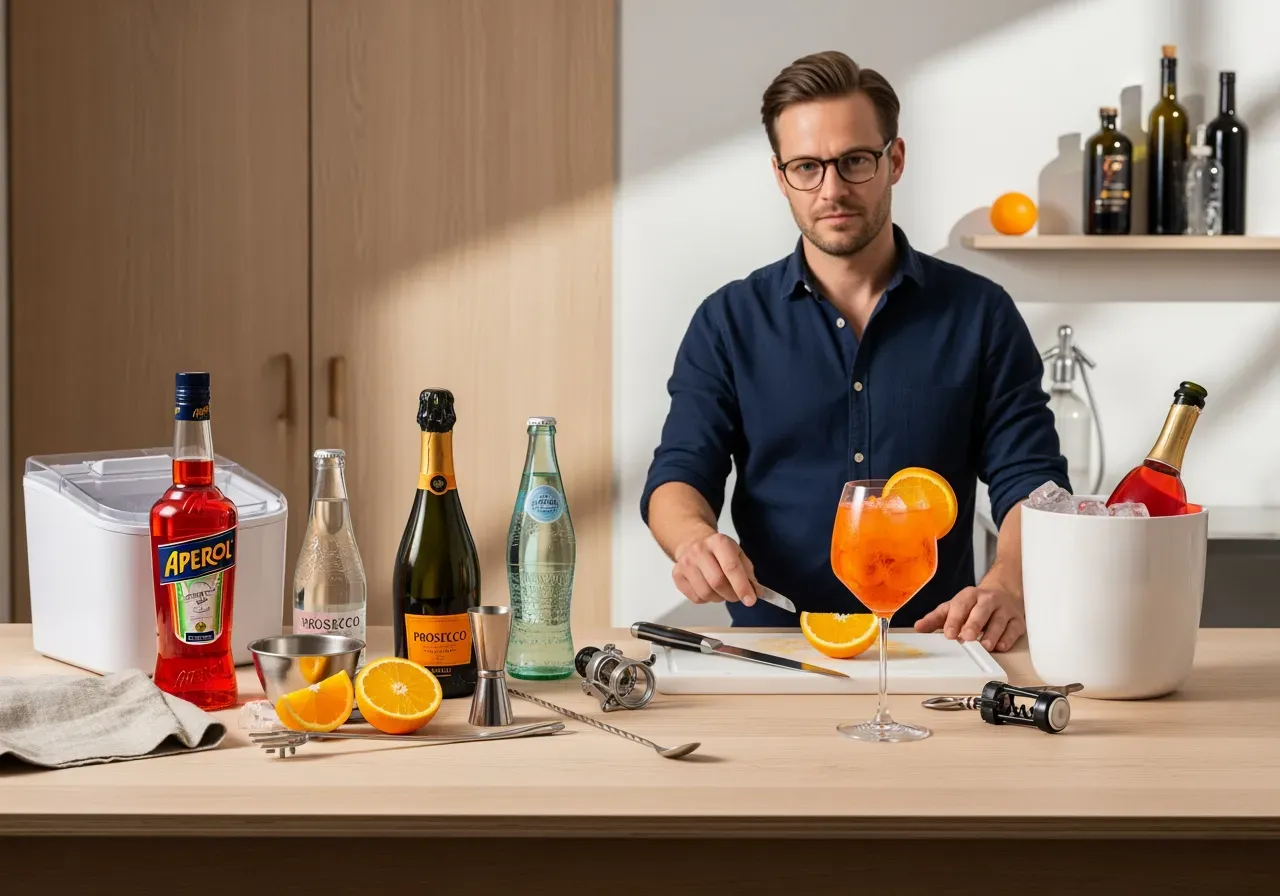 Teknik för Aperol Spritz hemma