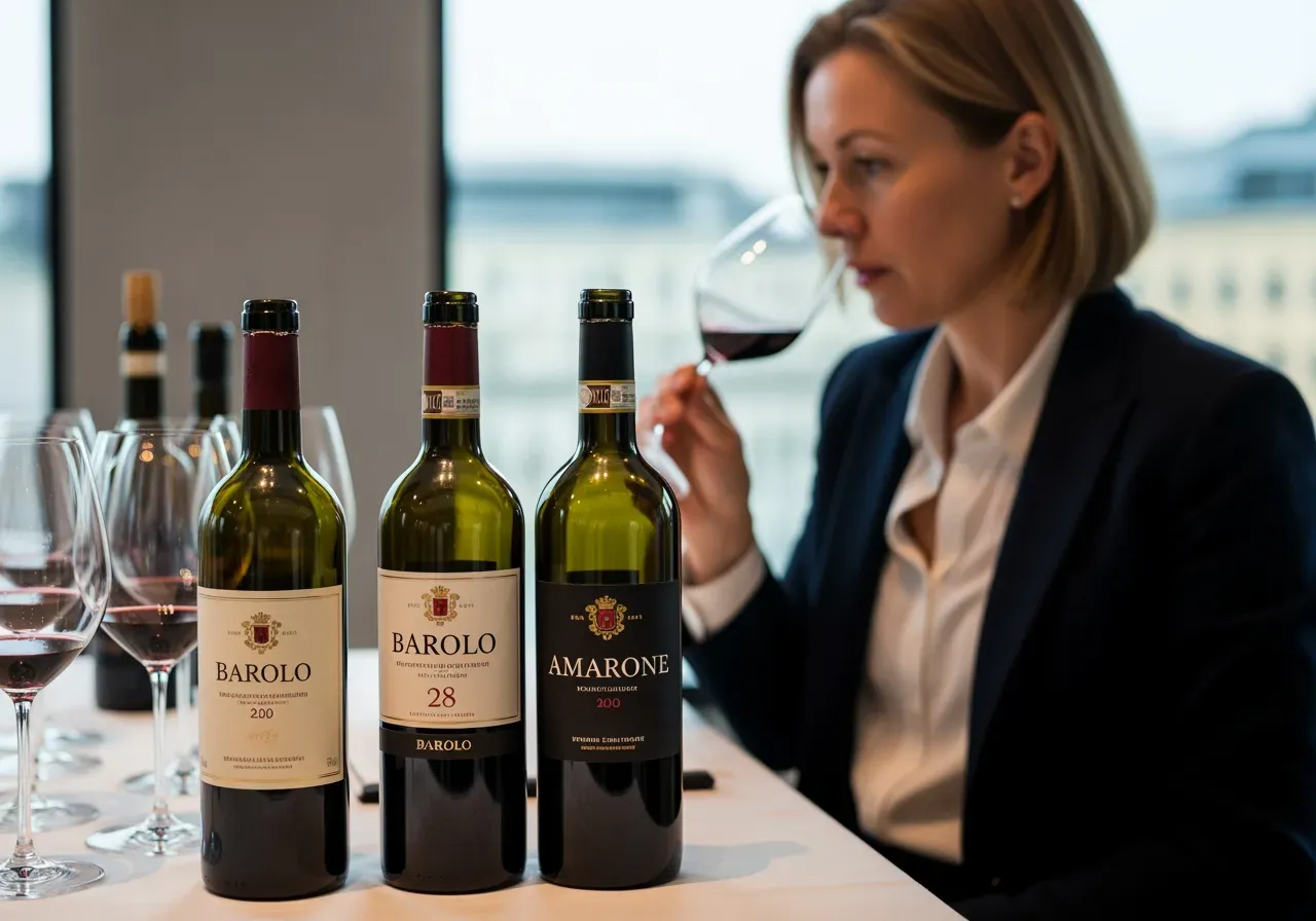 Barolo och Amarone provning i Stockholm