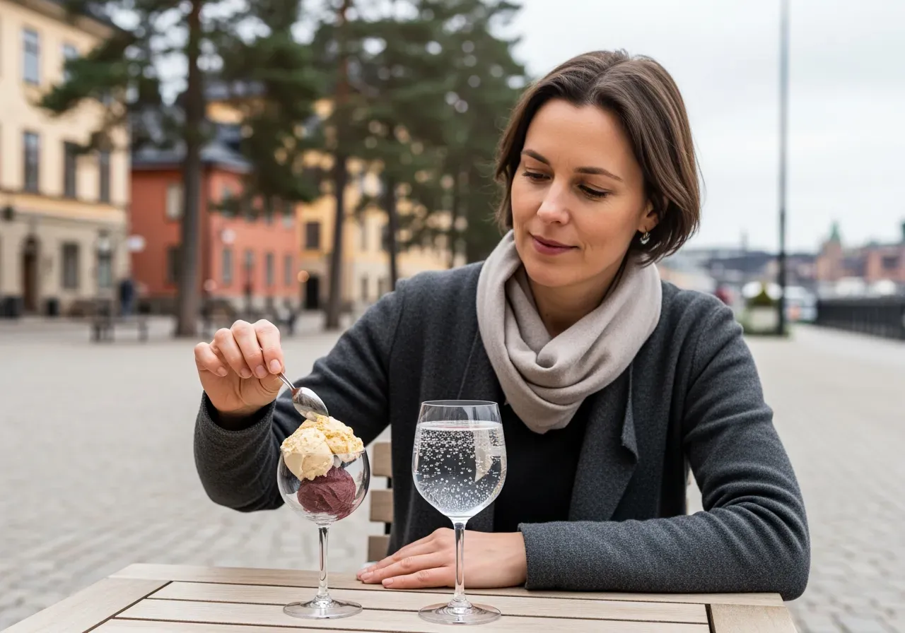 Bubbel och gelato i Stockholm