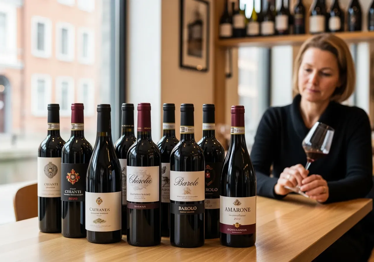 Italienska röda och stilar i Göteborg