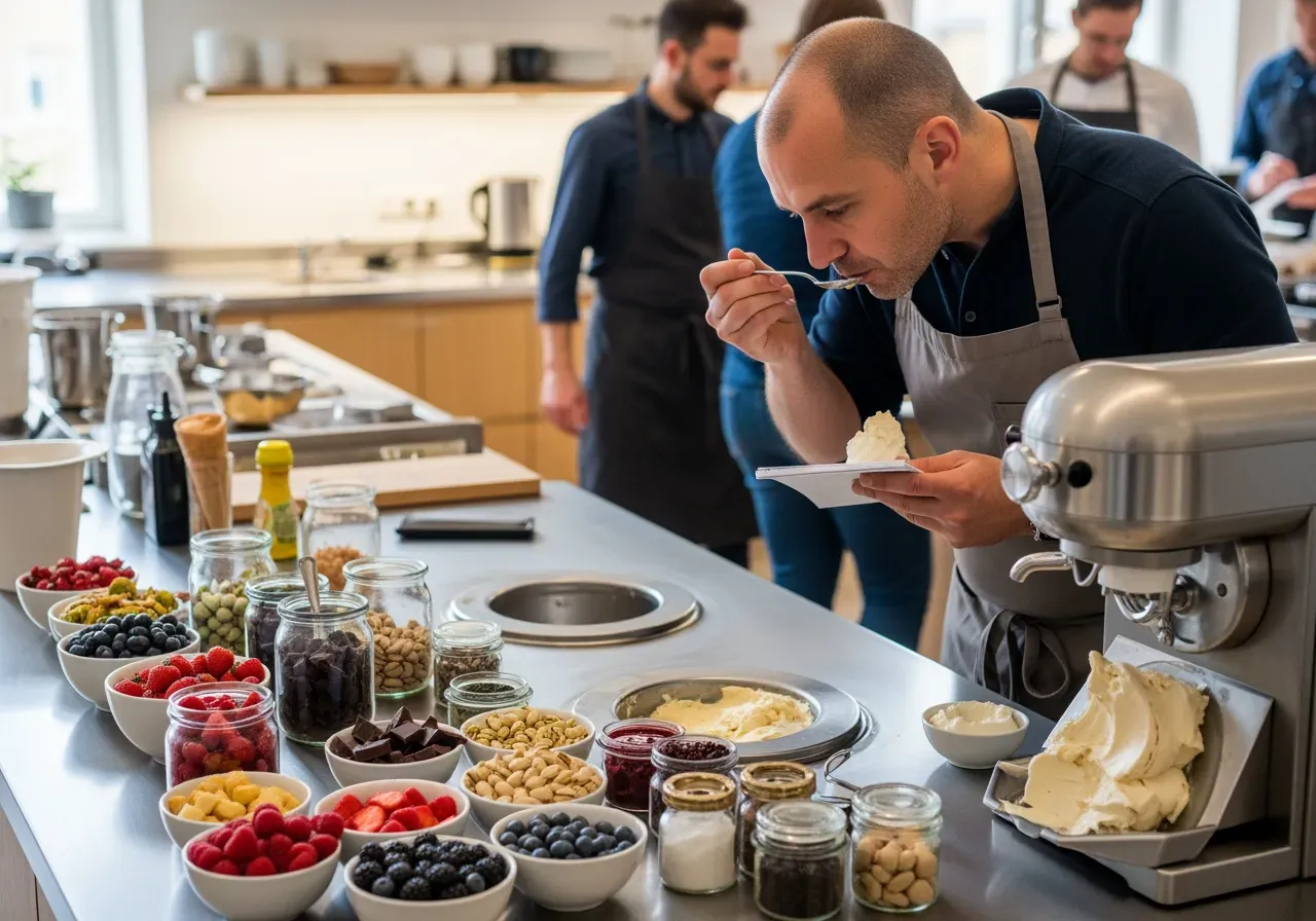 Gelatokurs i Stockholm med smakbalans