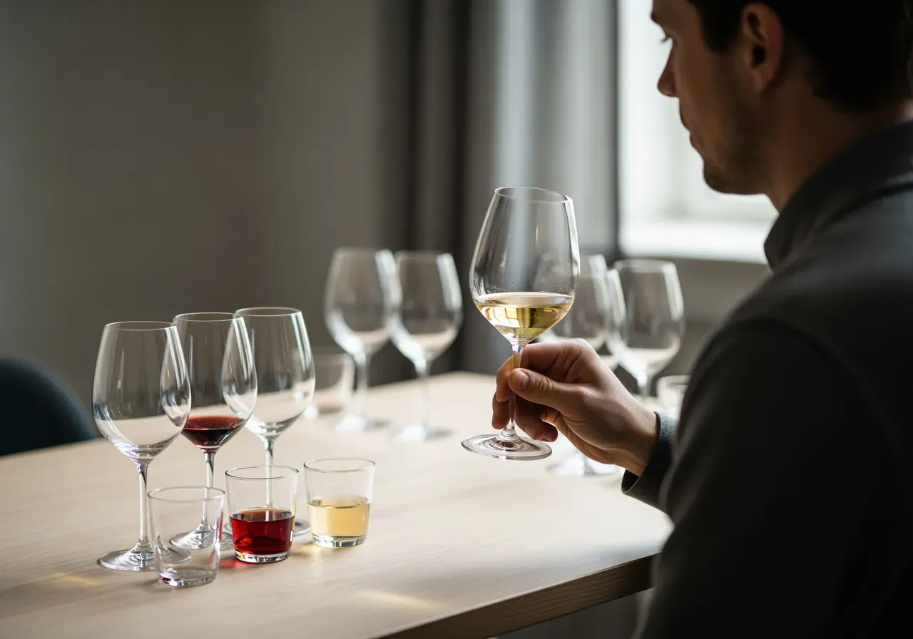 Rätt vinglas i vinprovning