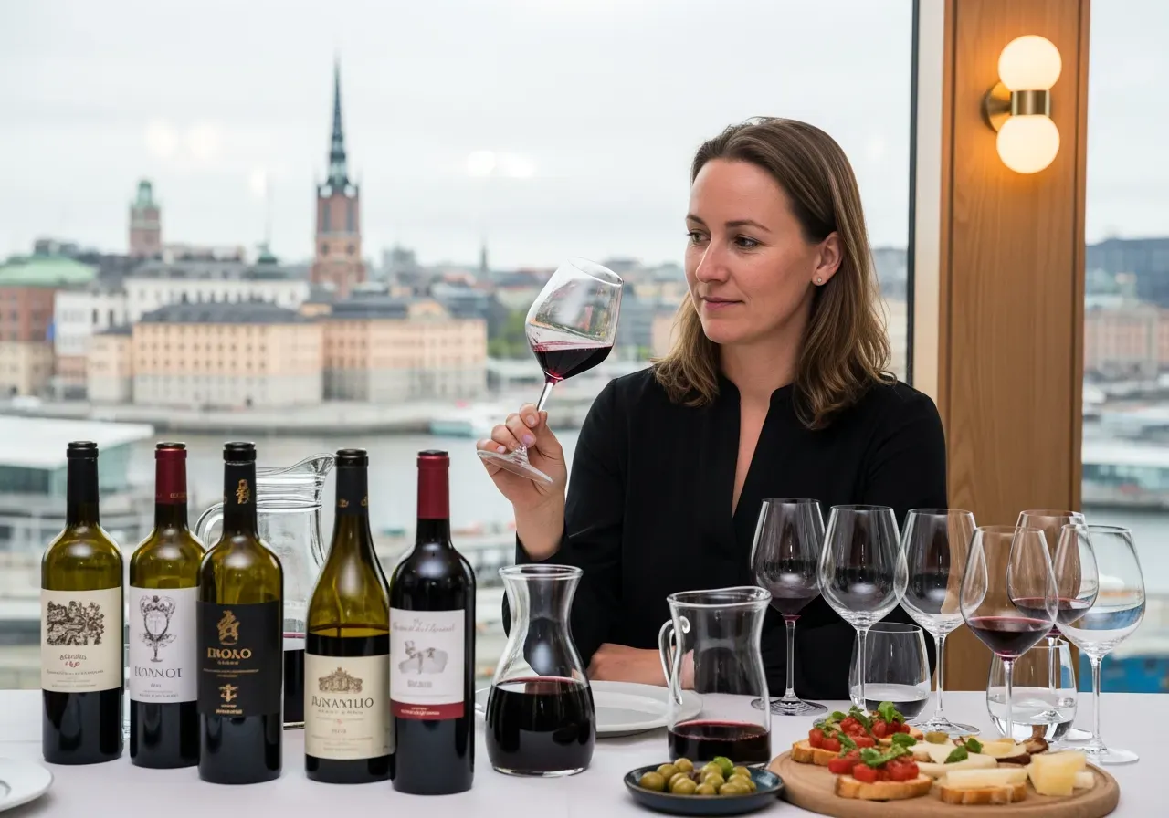 Italiensk vinsmakning i Stockholm