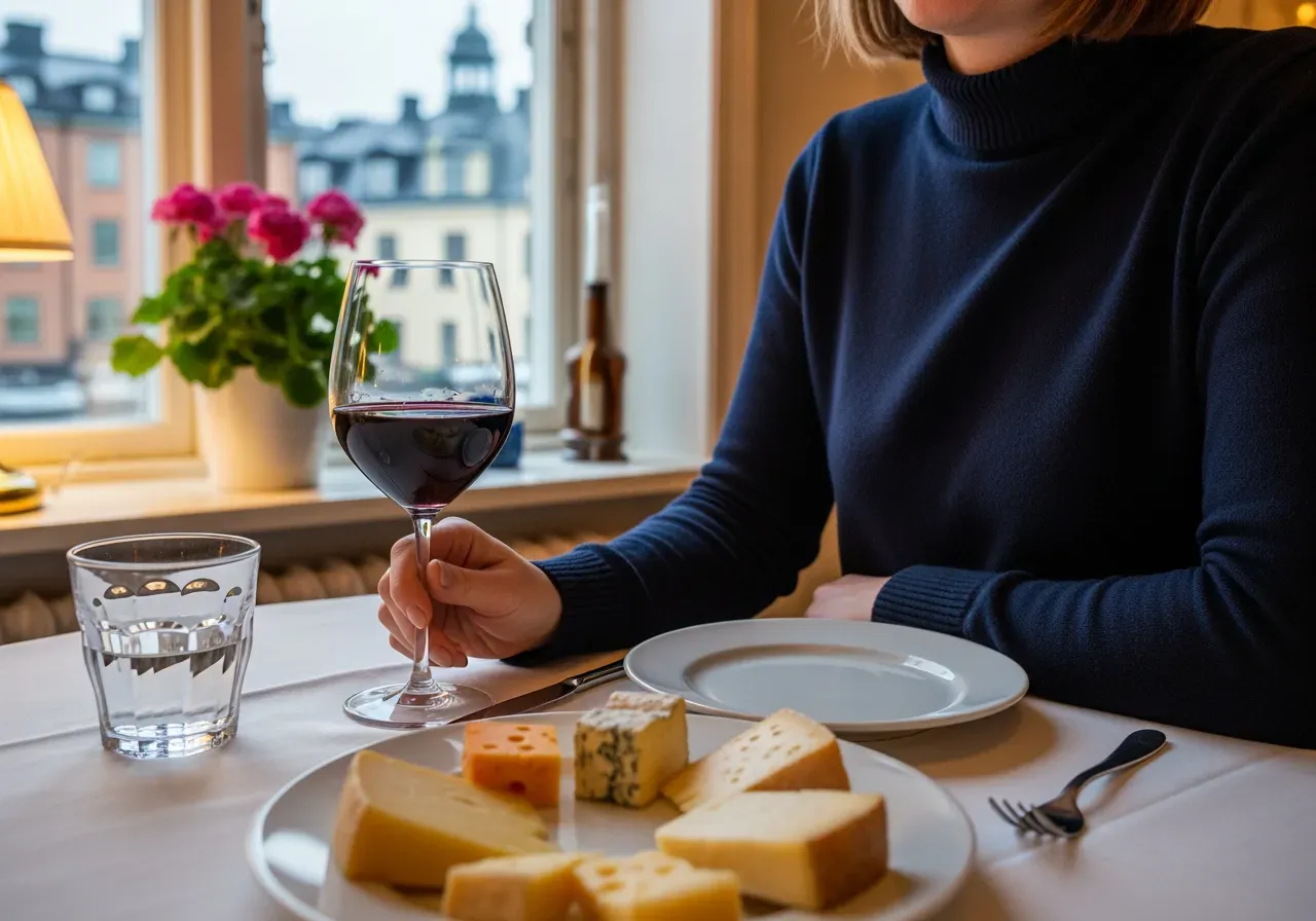Italienska röda med ost i Göteborg