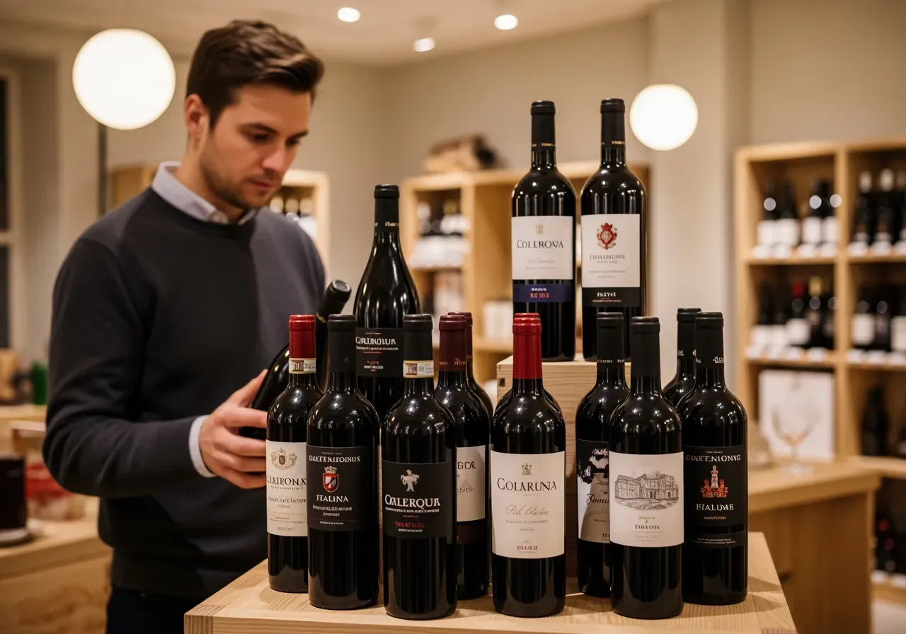 Italienska röda viner i Stockholm