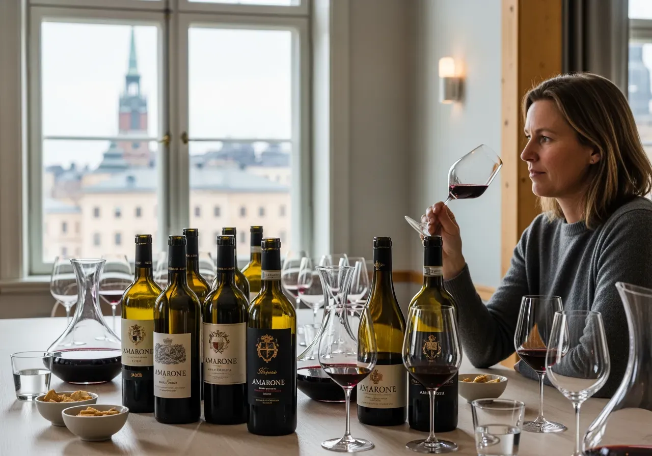 Amarone och italiensk vinprovning Stockholm